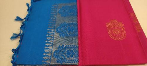 SOFT SILK SAREE WITH BLOUSE